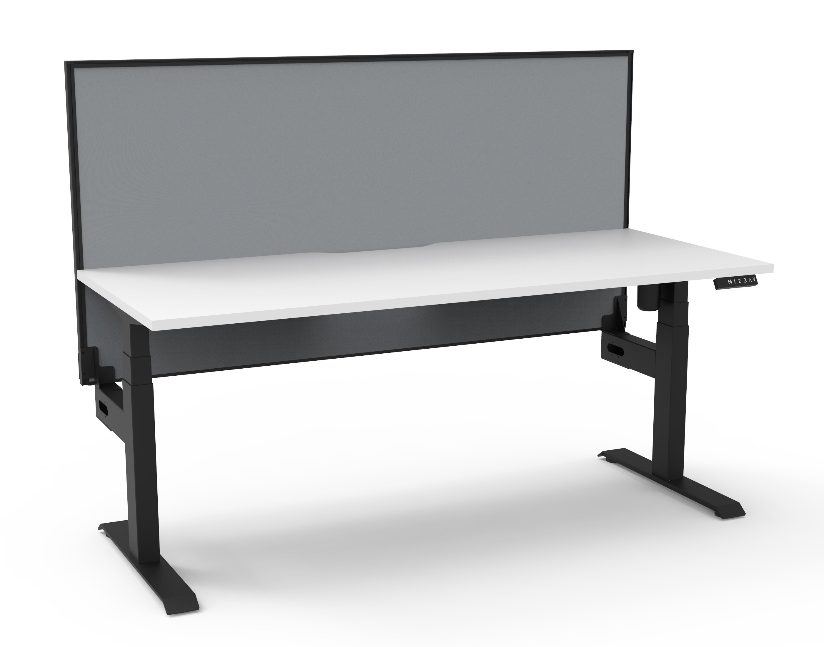 Boost Light Single Sided Workstation - With Screen